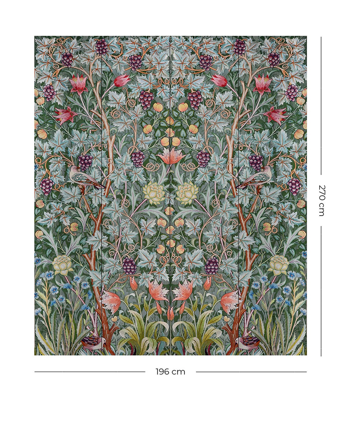 Midbec Tapeter - Vine Embroidery