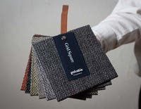 Grid Square Black Golvabia Textilgolv