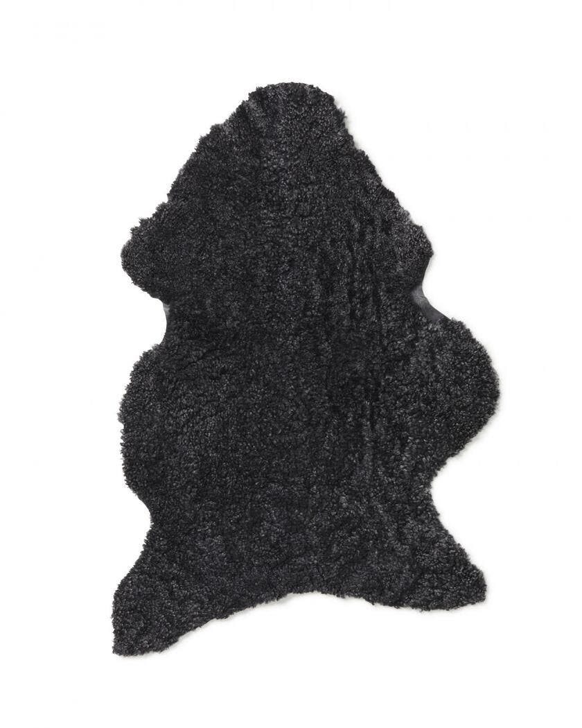 Korthårigt Lammskinn liten Rugmodell