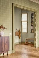 Square Border Vert Olive