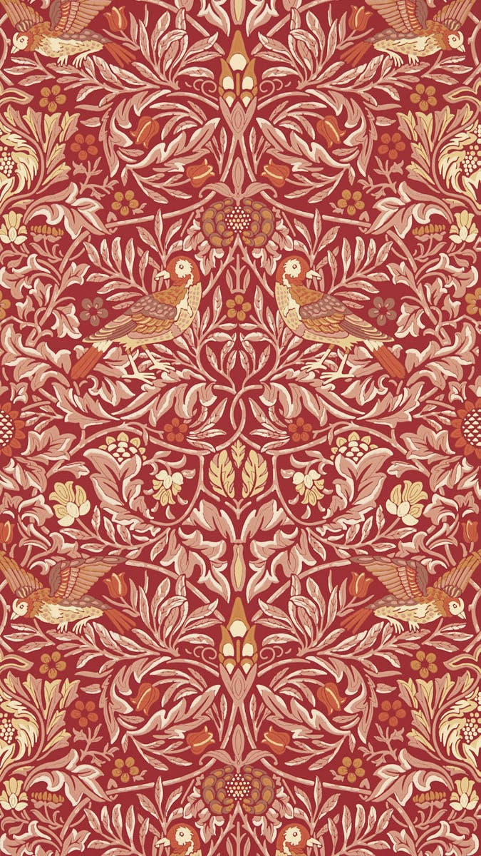 Morris & Co - Bird Madder/Weld Emery Walker`s House Wall