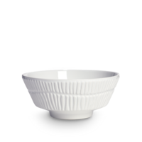 Stripes Skål 15 cm Vit