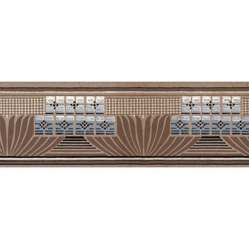 Lim & Handtryck - Wienerjugend - Kvist/Blå B16-40