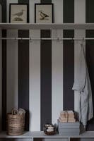 Bred Rand, Svart Enfärgad & Randig