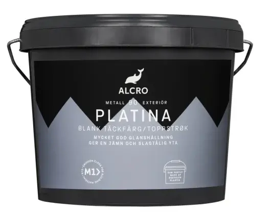 Platina Blank Täckfärg - 0,75L - Valfri Ljus kulör