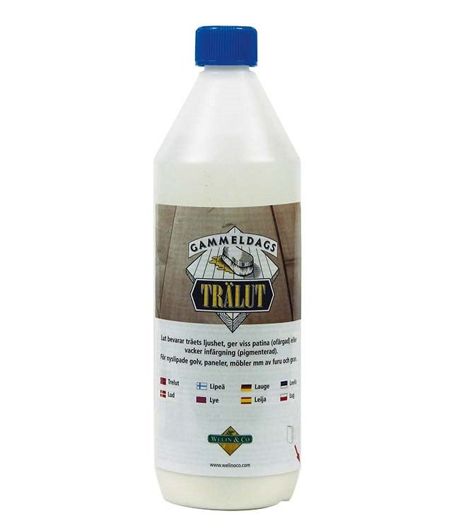 Gammeldags Trälut Ofärgad 1L
