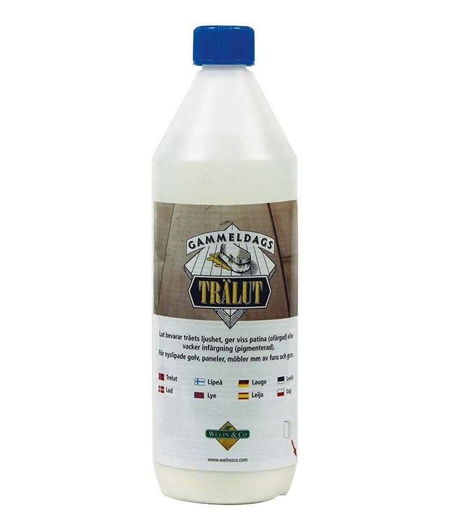 Gammeldags Trälut Ofärgad 1L