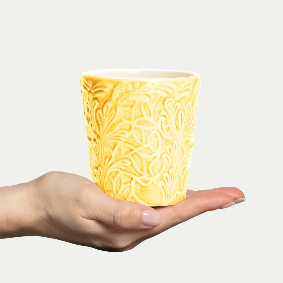 Lace Mugg 30 cl Gul