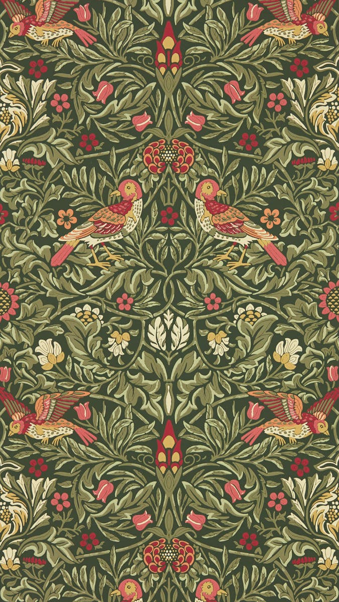 Bird Wooded Dell Emery Walker`s House Wall