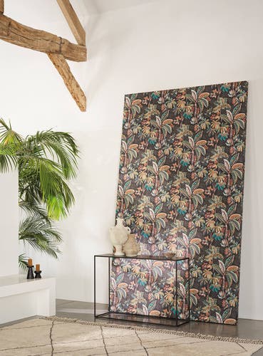 Osborne & Little - Ravenala Irisa Ravenala Charcoal/B