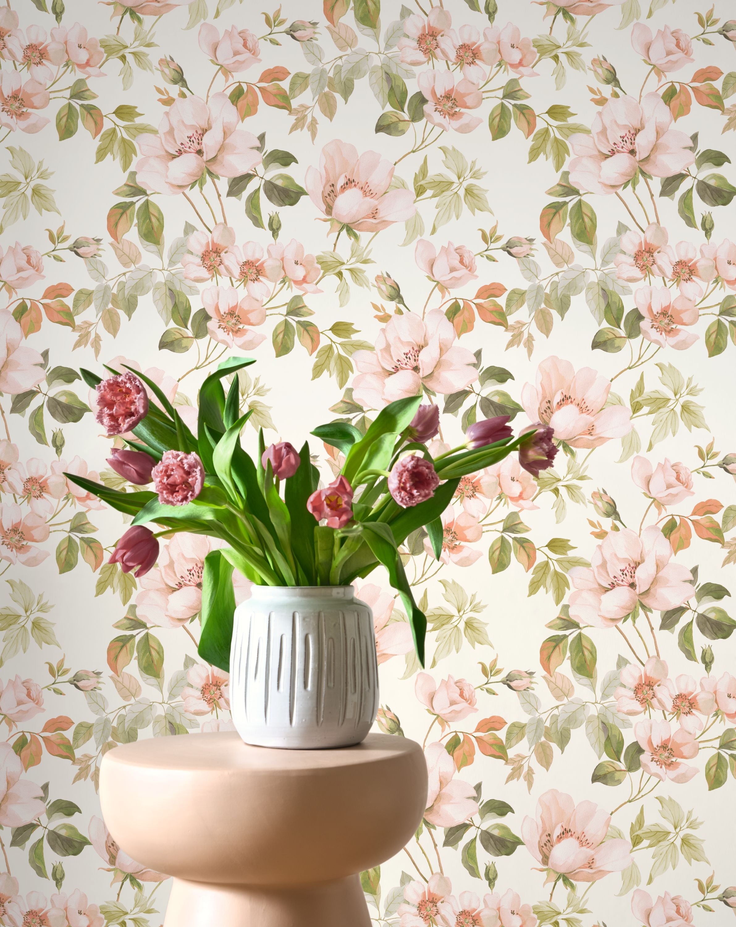 Casadeco - Sous Les Rosiers Rose Blush