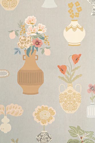 Majvillan - Floral Daiquiri XL Morning Haze blue