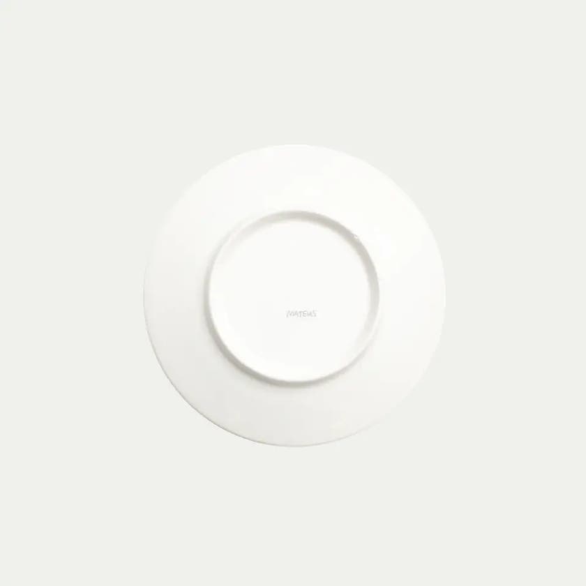 Flowers Tallrik Water Lilies 20 cm Vit