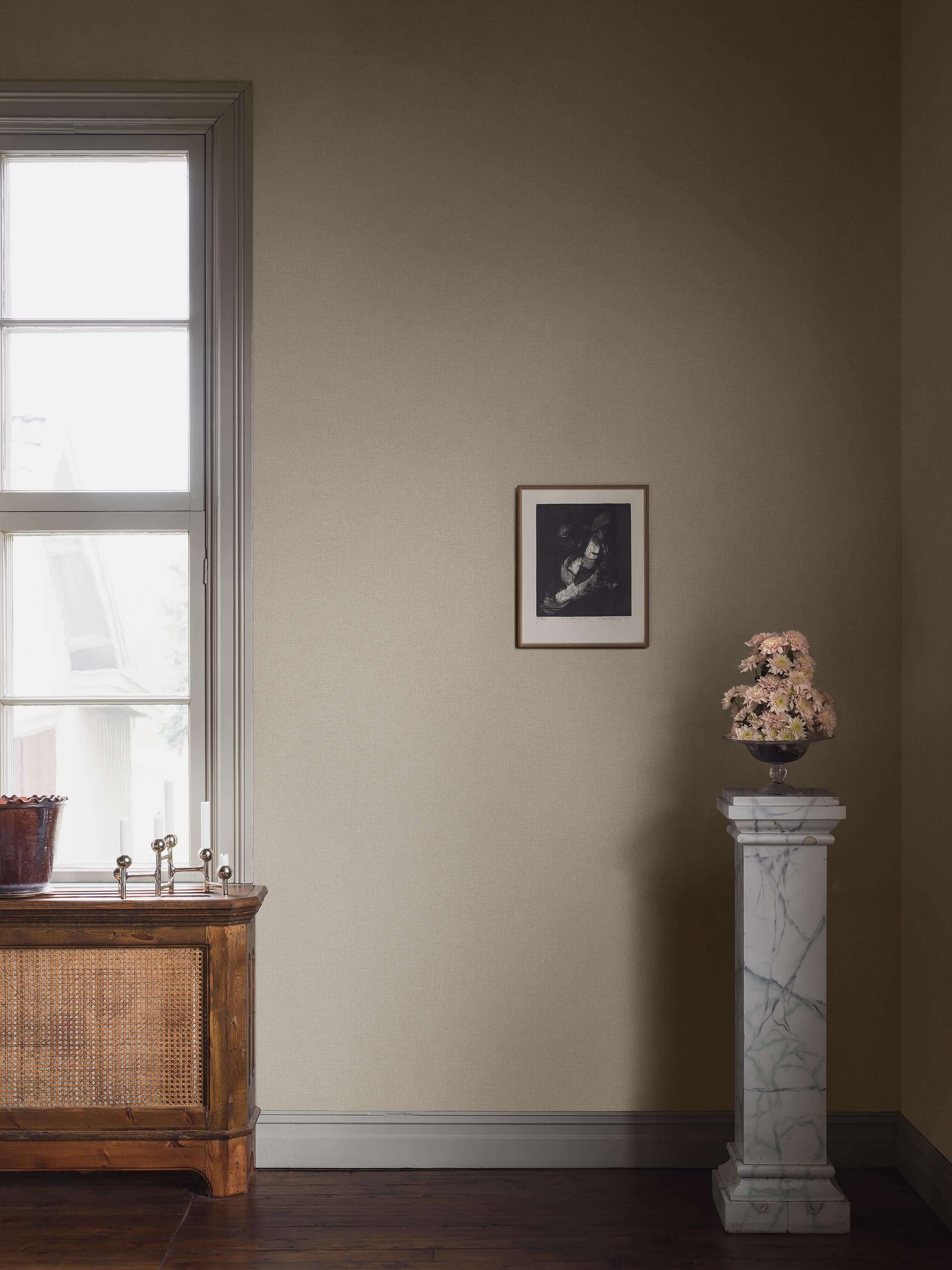 Boråstapeter - Canvas Walnut