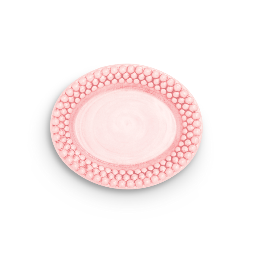 Bubbles Tallrik 20 x 16 cm Ljusrosa