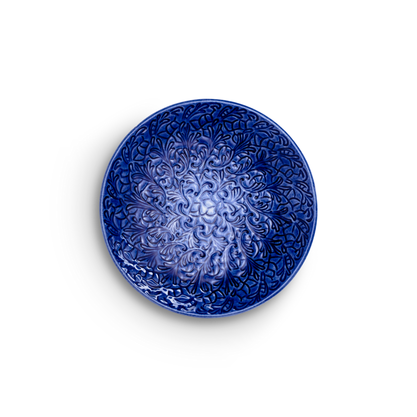 Lace Tallrik 20 cm Blå