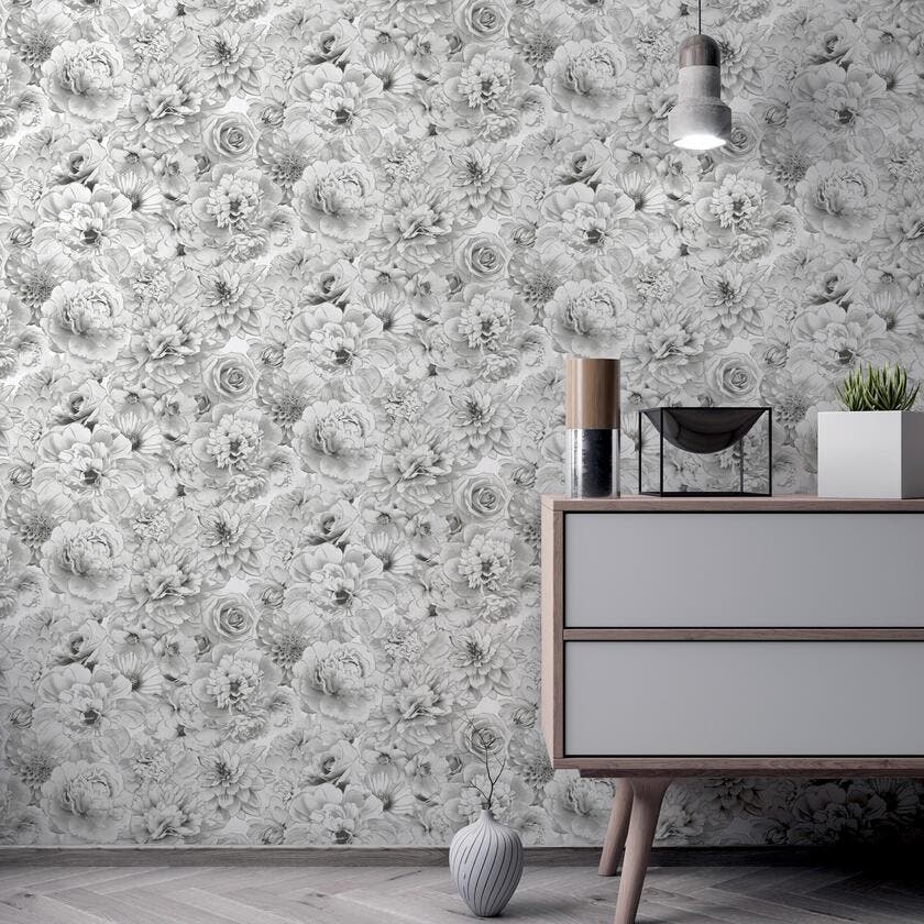 Glitter Bloom Silver