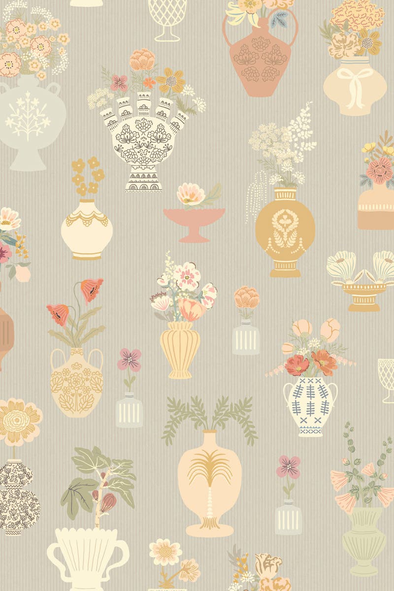 Majvillan - Floral Daiquiri XL Morning Haze blue