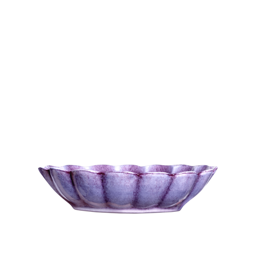 Oyster Skål 23x18 cm Viol