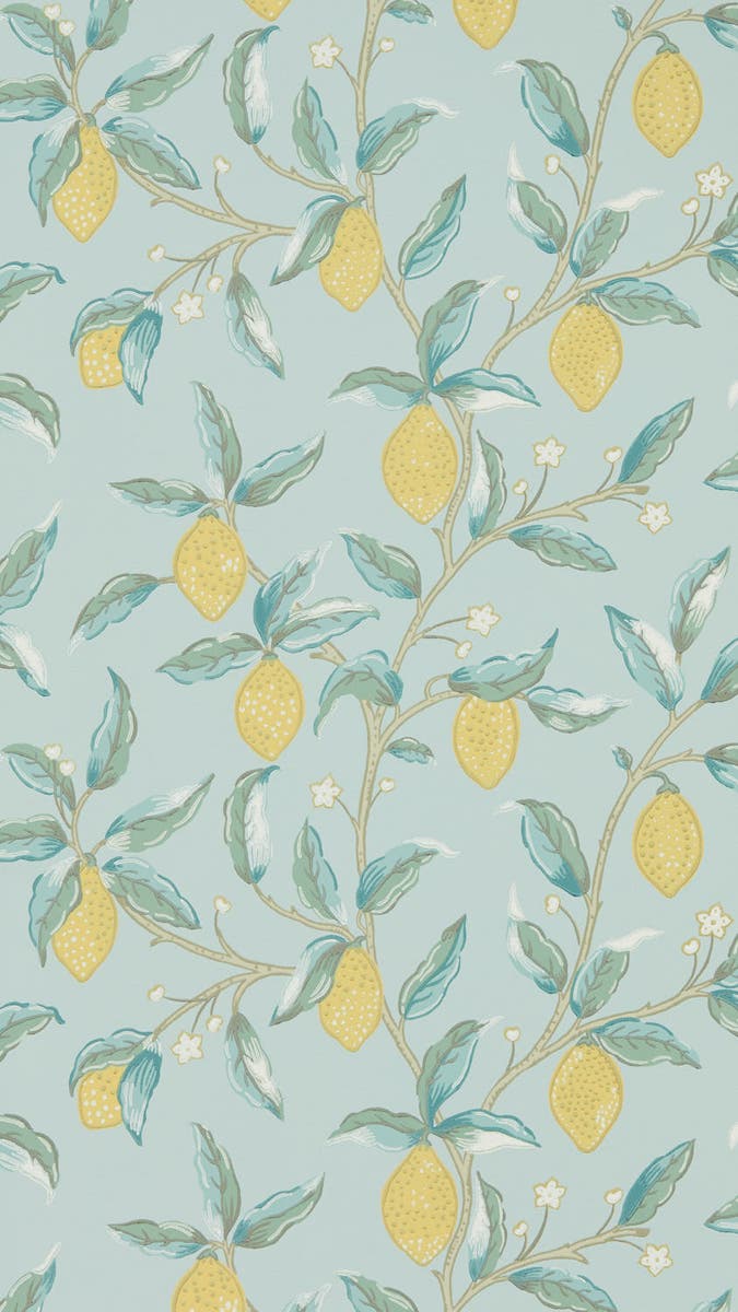 Morris & Co - Lemon Tree Wedgewood Melsetter Wallpapers