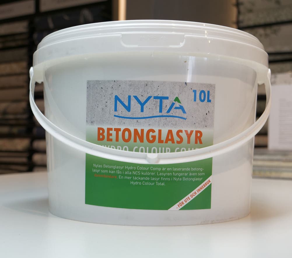 NYTA betonglasyr - 10L - S2502-Y LJUSGRÅ