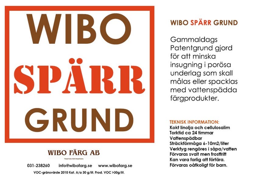 Spärrgrund Wibo 10L