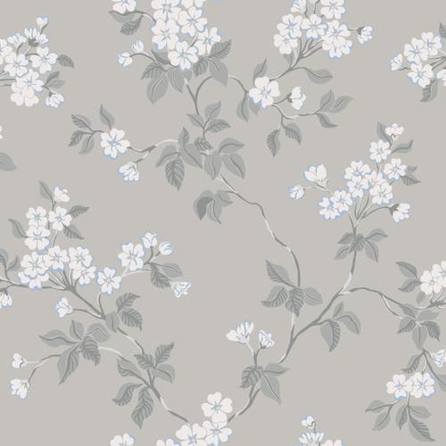 Duro - Karin, Grå Blommor&Blad