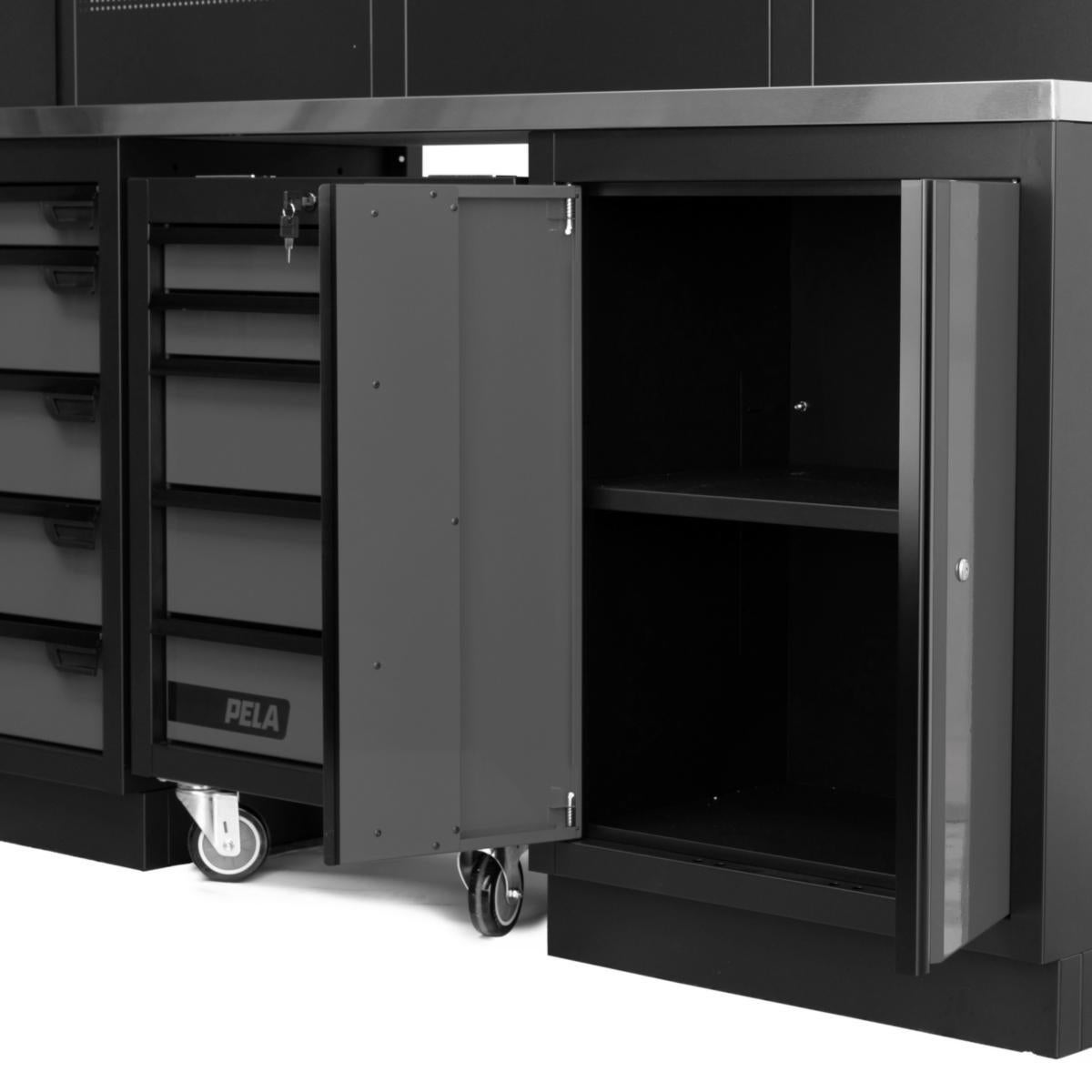 Garageinredning PELA 2.0 grå/svart