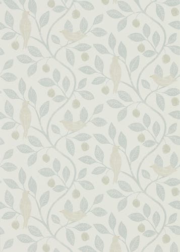 Sanderson - Damson Tree Mineral/Dove Potting Room Wallpapers