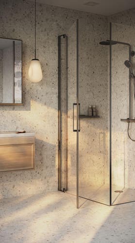 Breccia Stone Beige - Våtrumsvägg