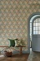 Laceflower Tobacco/Pistac Bedford Park Wallpapers