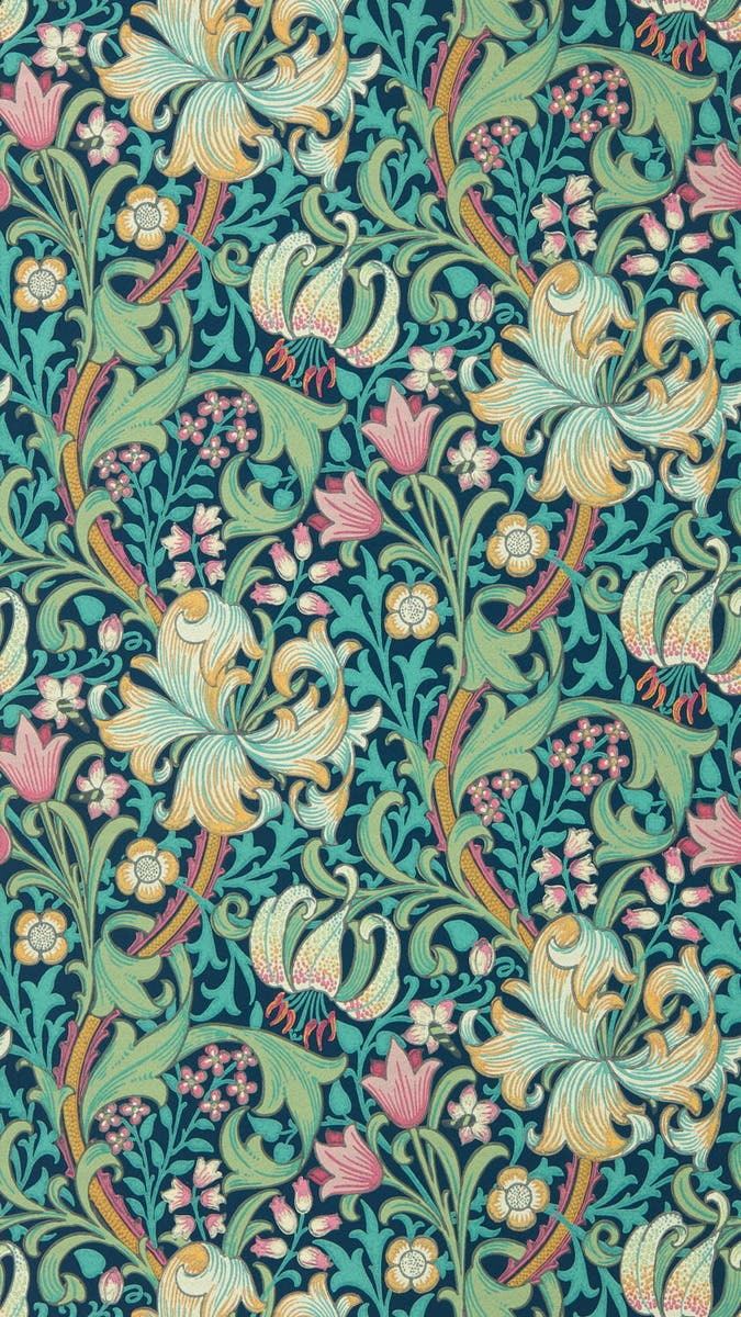 Golden Lily Galactic Ink Bedford Park Wallpapers