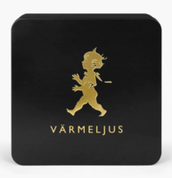 Värmeljuslåda Svart/Guld