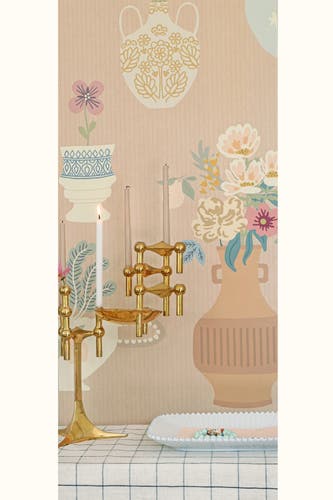 Majvillan - Floral Daiquiri XL Misty Gray