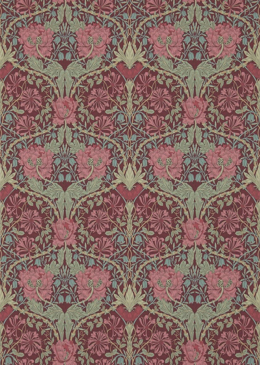 Honeysuckle & Tulip Burgundy/Sage (Outlet)