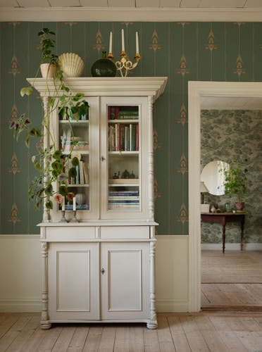 Duro - Gamla Grand Grön Gammalsvenska Papper