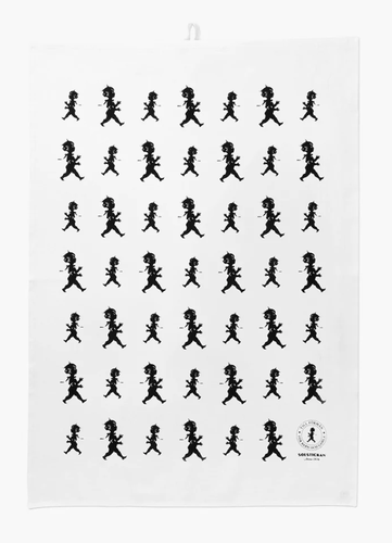 Kökshandduk 50x70 cm Vit/Svart