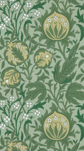 Morris & Co - Elmcote Herball Emery Walkers House Wall