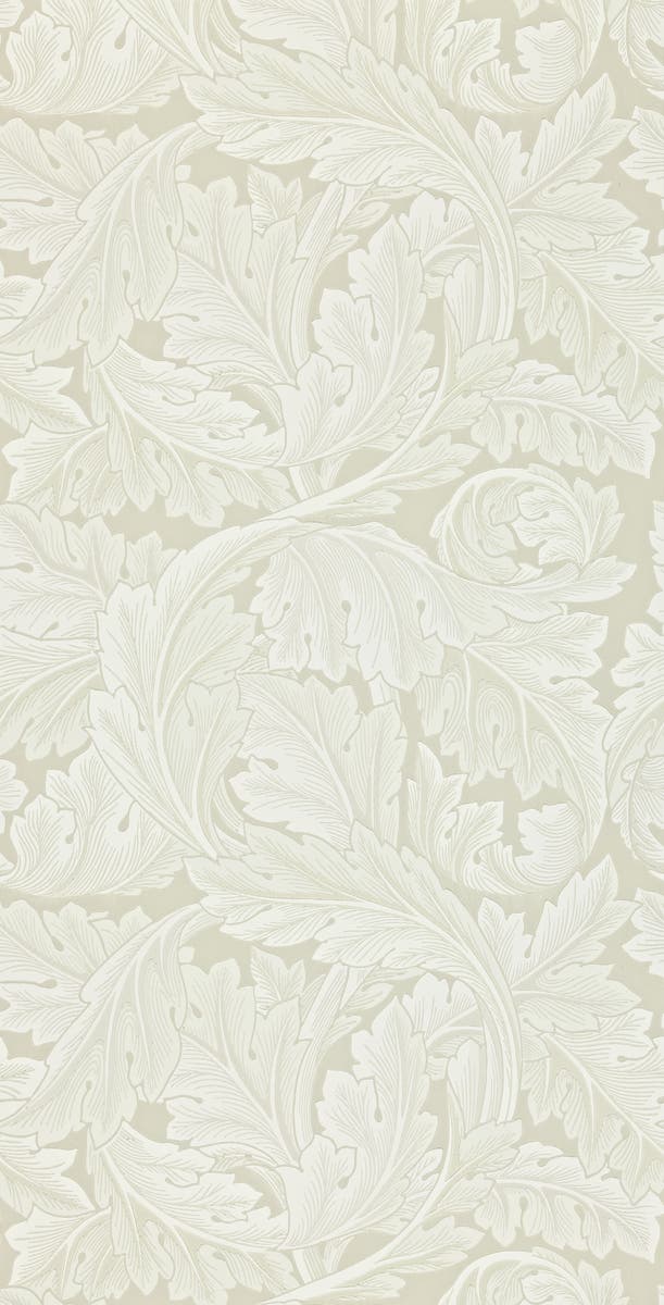 Morris & Co - Acanthus Chalk Morris and Friends Wallpa