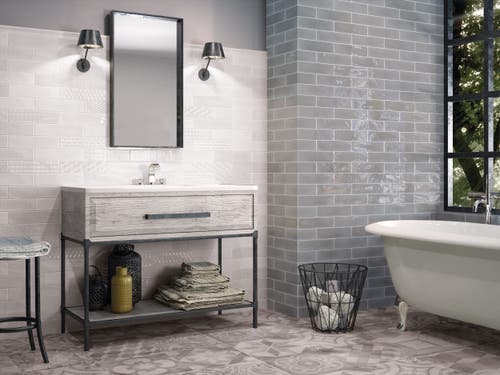 Opal Grå blank 7,5x30