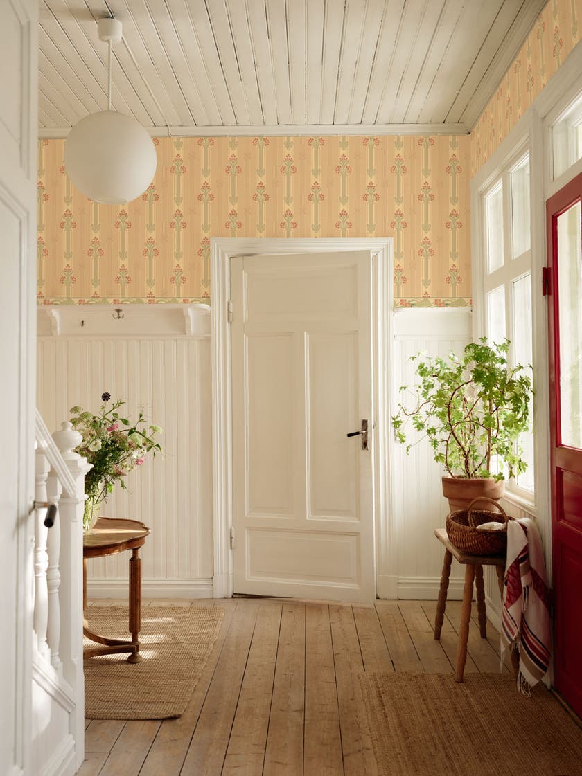 Duro - Nergården Röd Gammalsvenska Papper