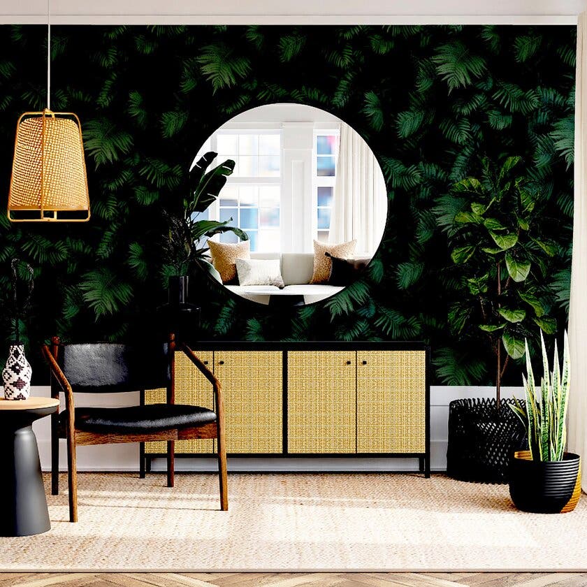 Fern Wall Green