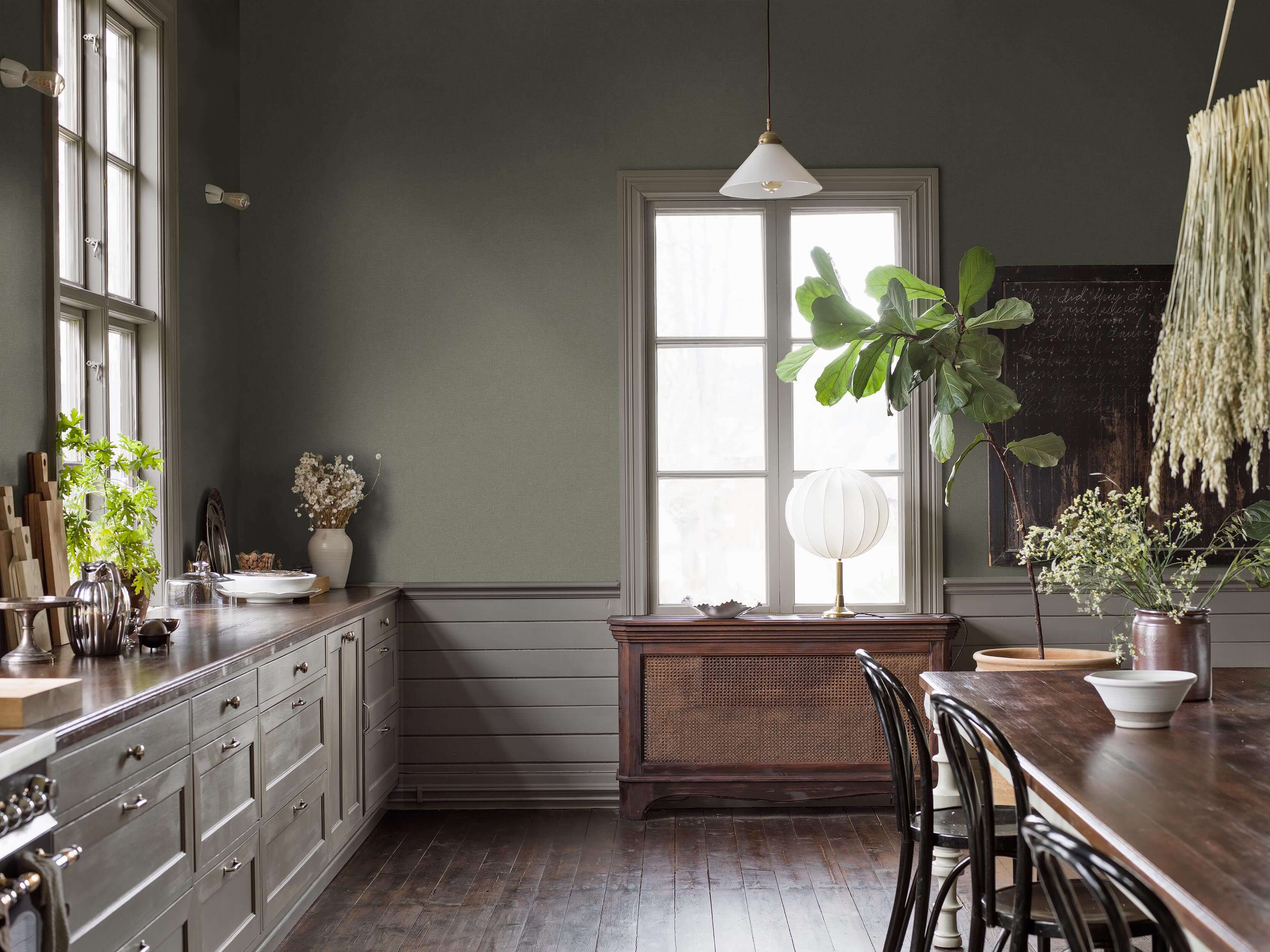 Boråstapeter - Canvas Olive