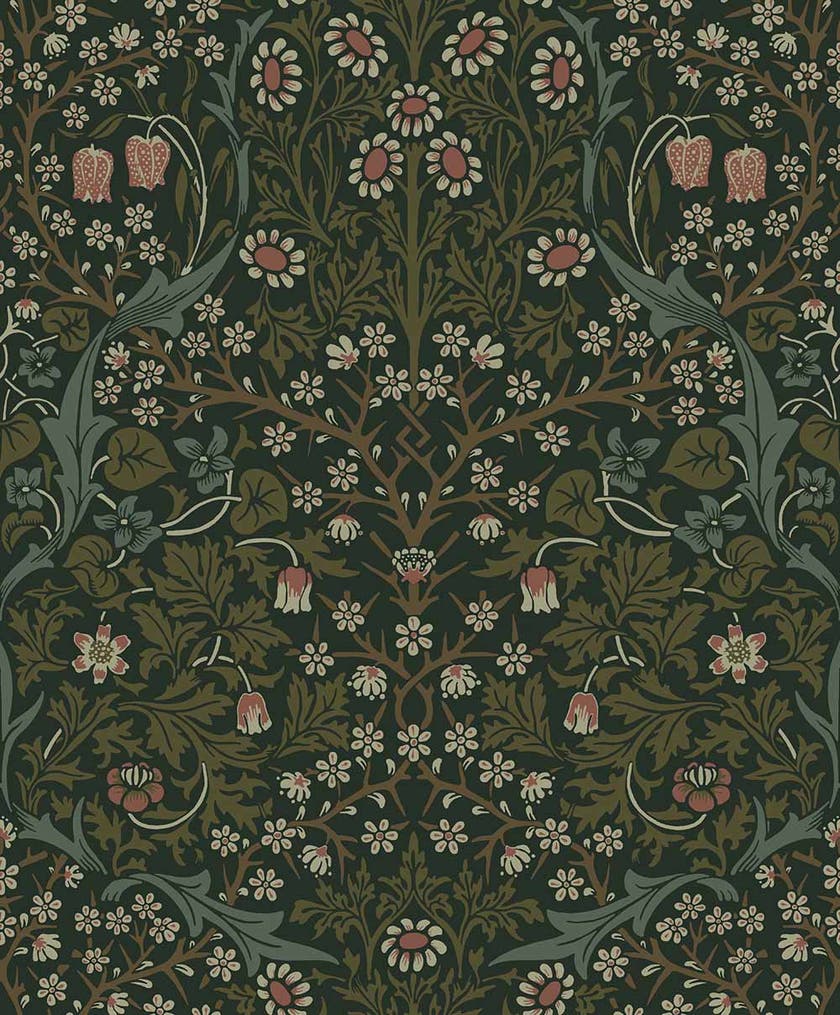 Carma - Peel & Stick Victorian Garden Greenery NW44504