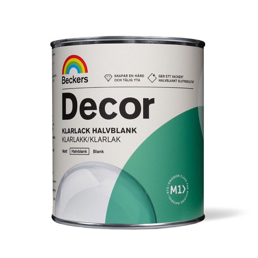 Decor Klarlack Halvblank