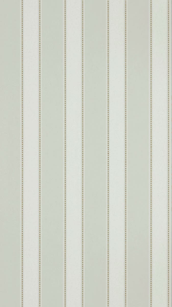Sanderson - Sonning Stripe Silver Gre Littlemore Wallpapers
