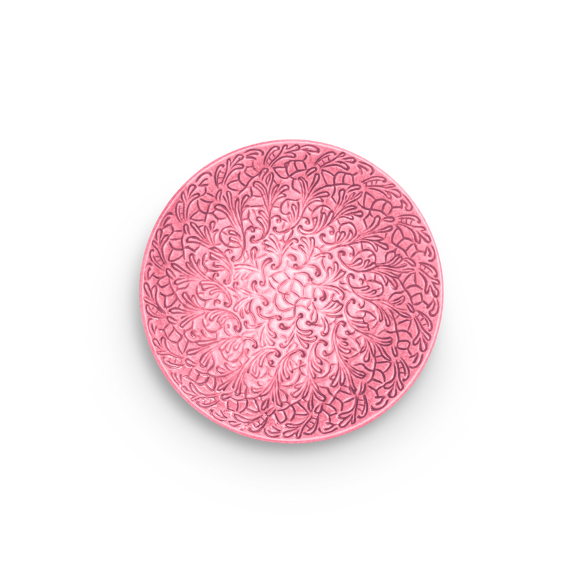 Lace Tallrik 20 cm Rosa