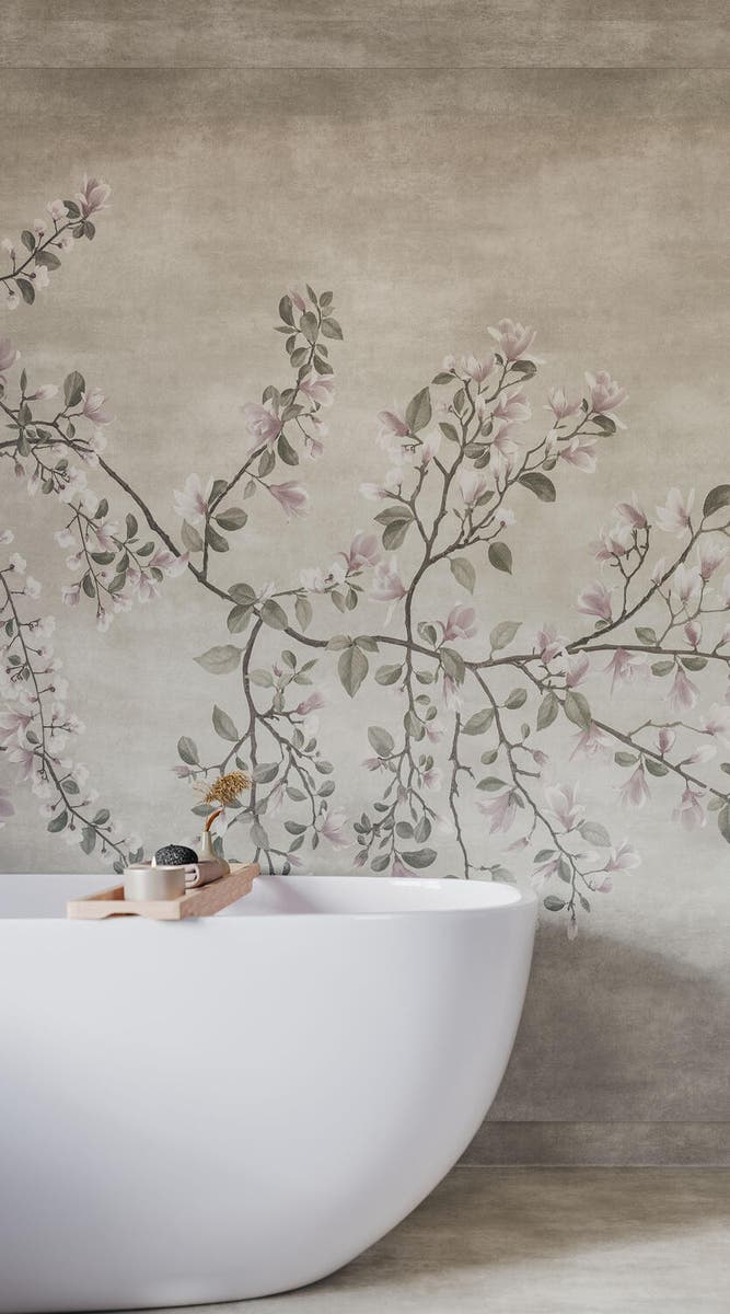 Magnolia 2 Light Grey - Decor Wall