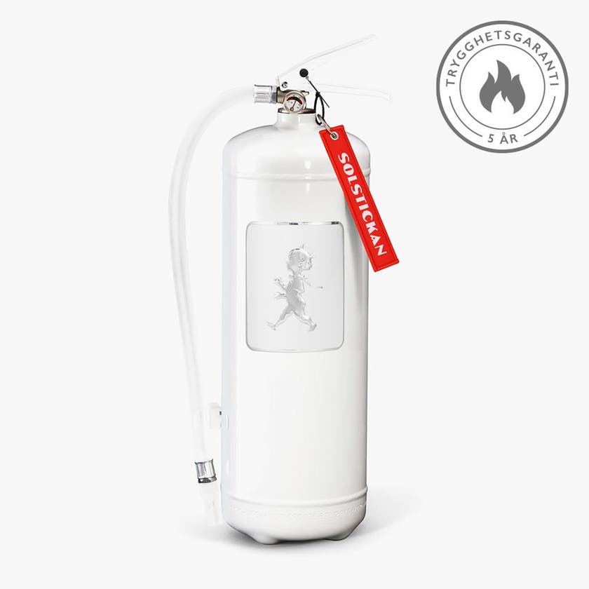 Brandsläckare 6 kg Vit/Silver