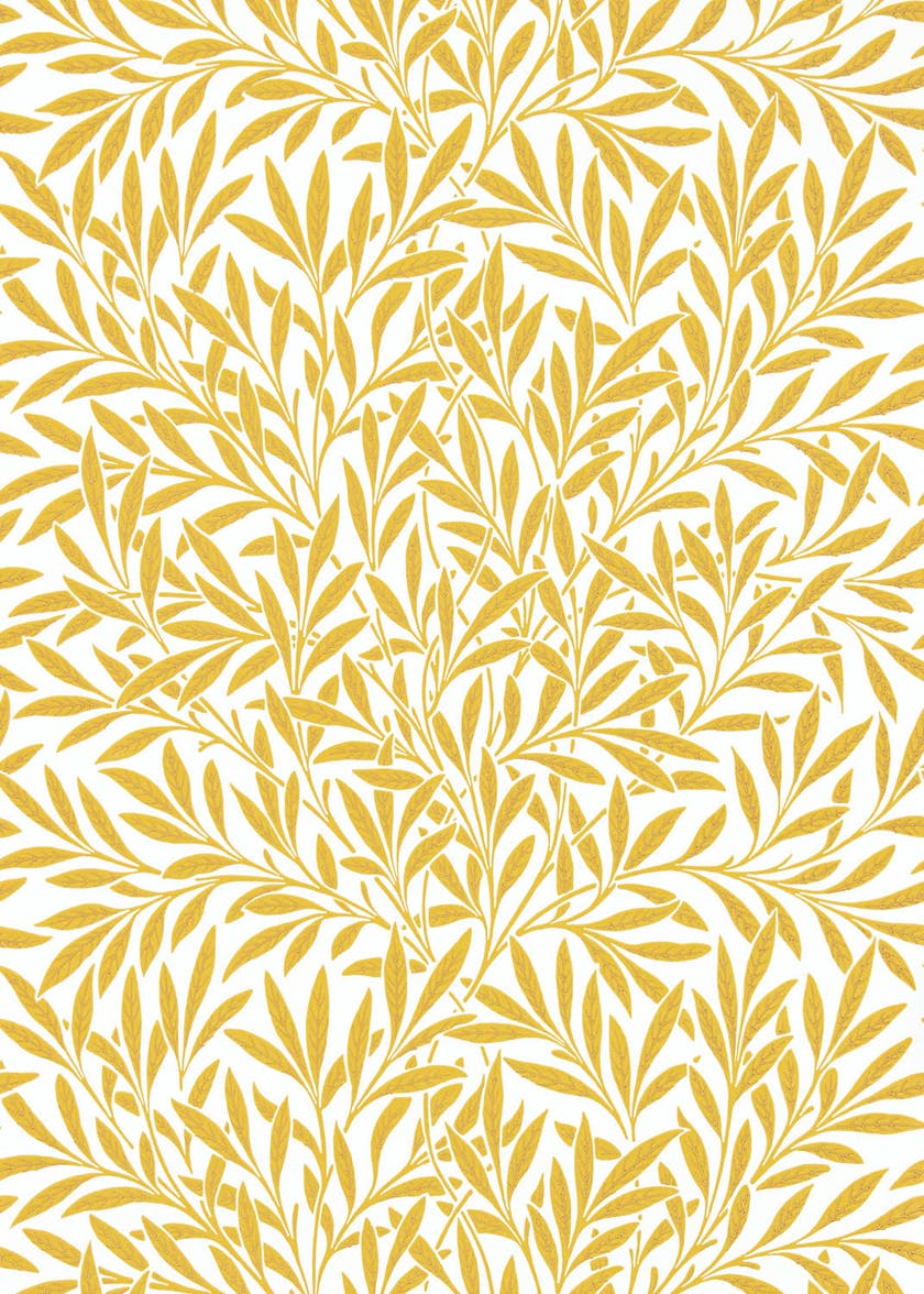 Morris & Co - Willow Yellow Queen Square Wallpapers